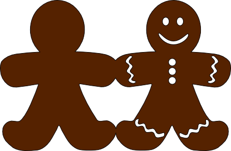 Gingerbread Man Card Gingerbread Man Card